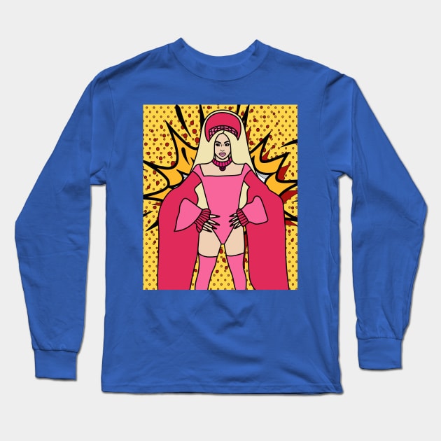 Proud Drag Queen Inspired Long Sleeve T-Shirt by flofin